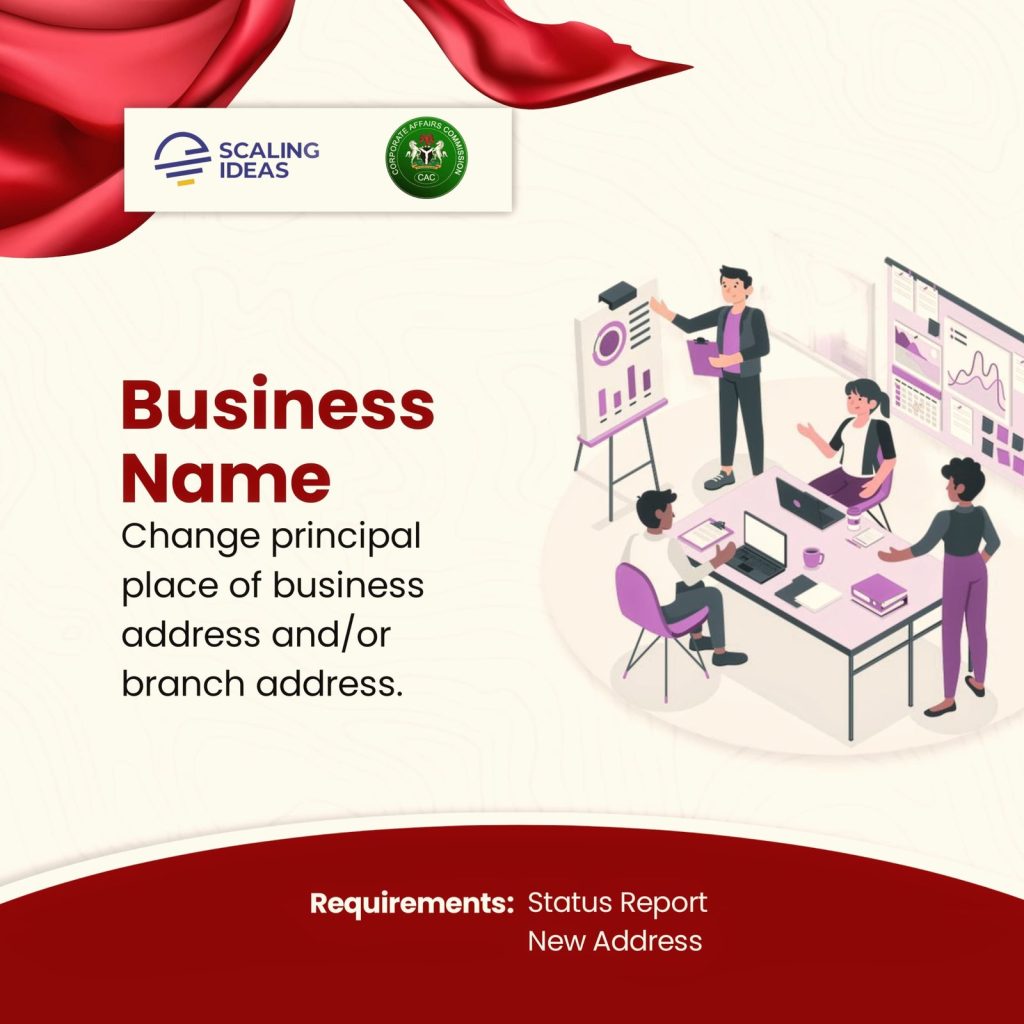 Change of Biz Address