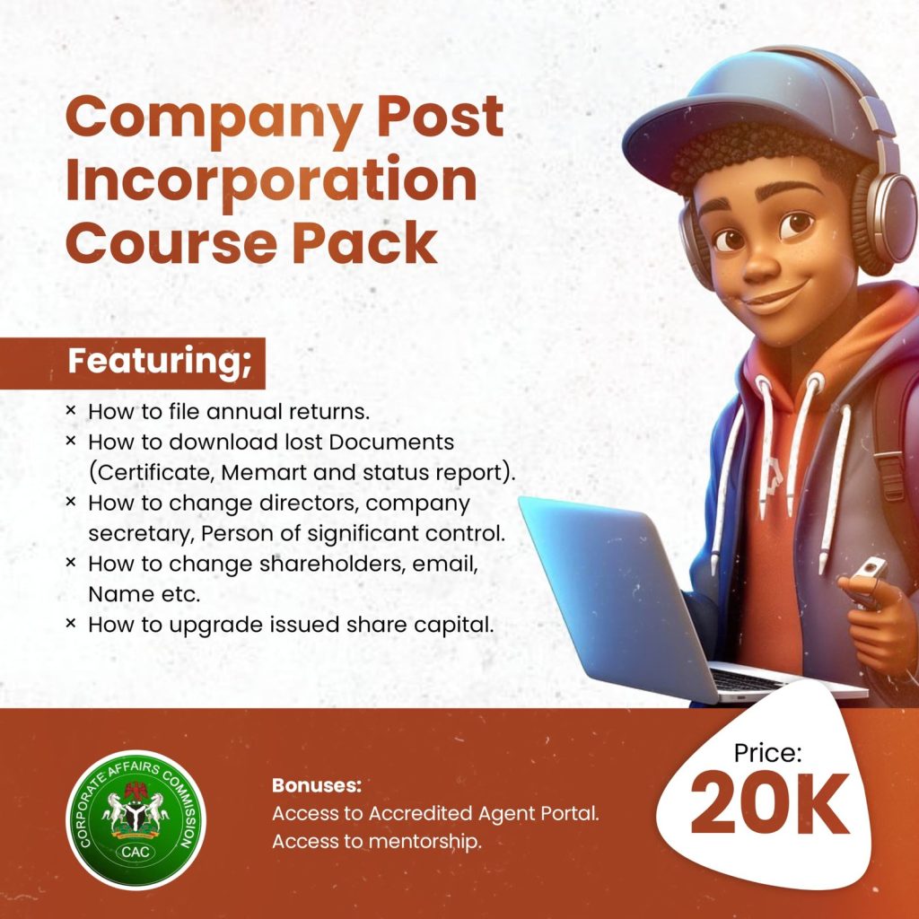 Company Post Incorporation