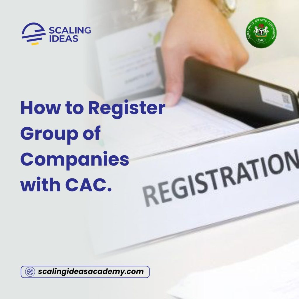 How to register group of company