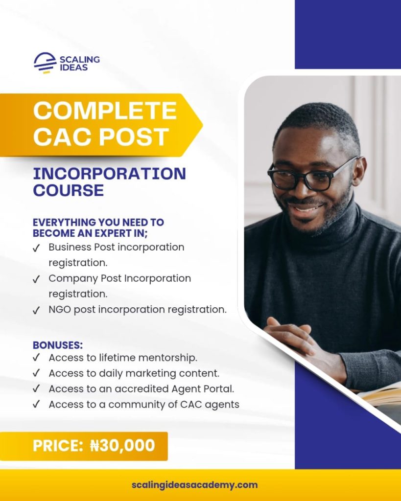 Complete Post Incorporation Course