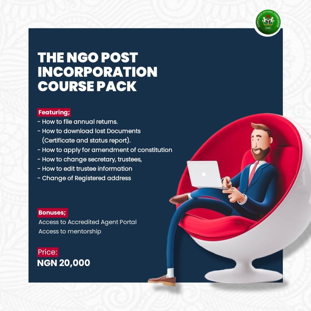 NGO Post Incorporation Course