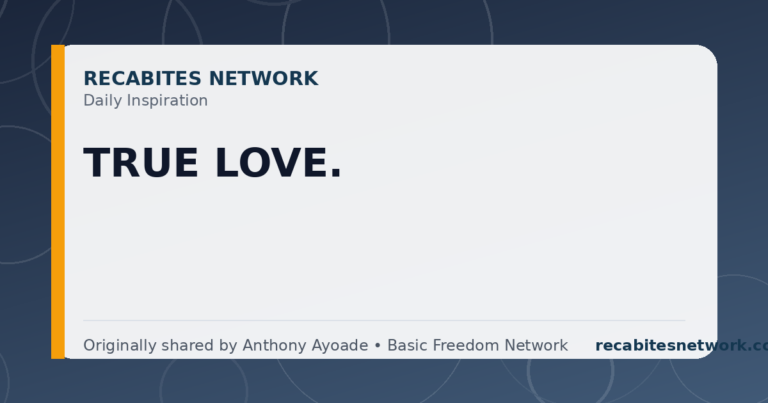 Daily Inspiration: True Love.