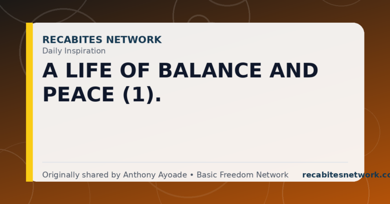 Daily Inspiration: A Life Of Balance And Peace (1).