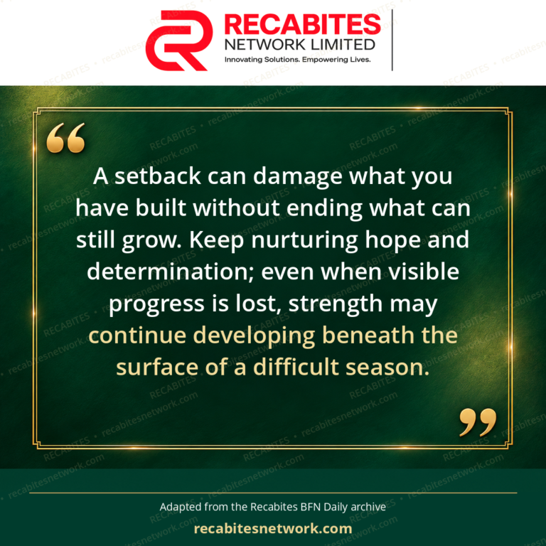 A setback can damage what you have built without ending what can still grow. Keep nurturing hope and determination; even when visible progress is lost, strength may continue developing beneath the surface of a difficult season.