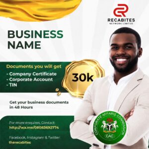 Business Name Registration by Recabites Network Limited