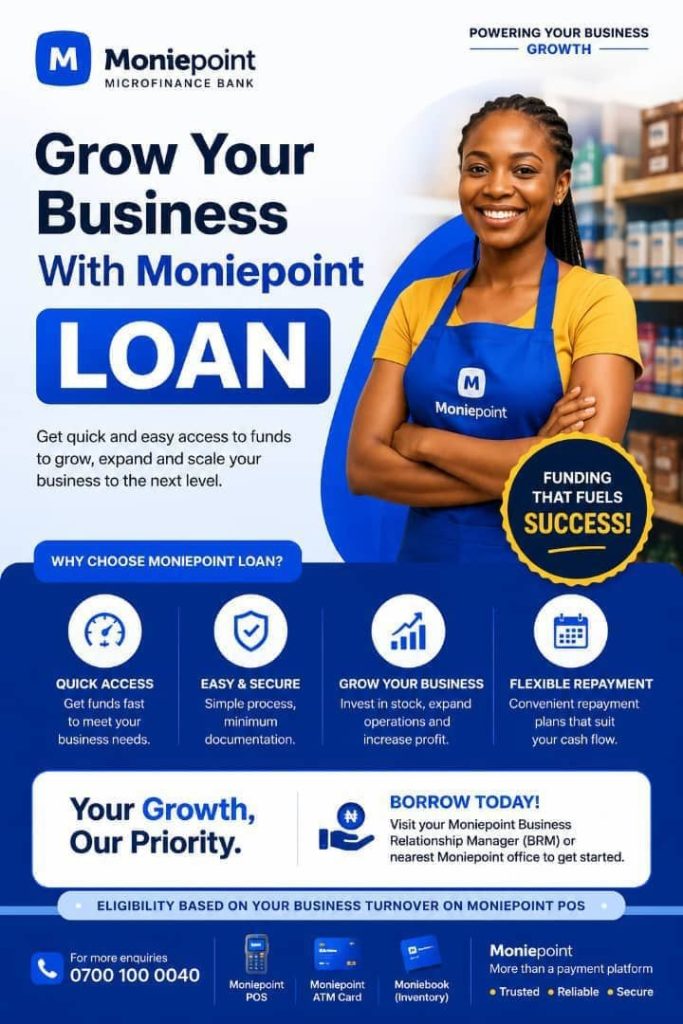 Moniepoint Business Loan Application