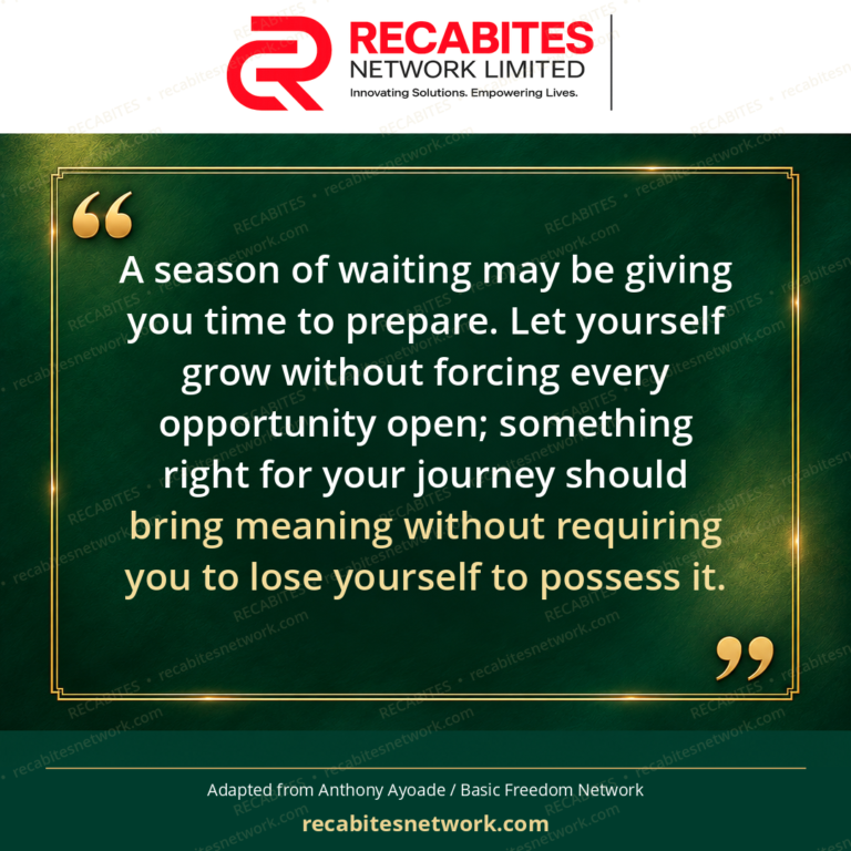 A season of waiting may be giving you time to prepare. Let yourself grow without forcing every opportunity open; something right for your journey should bring meaning without requiring you to lose yourself to possess it.